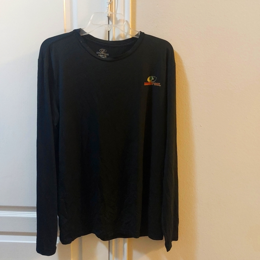 Mossy Aok Men's insect Repellent Longsleeve Tee Shirt Size Large
